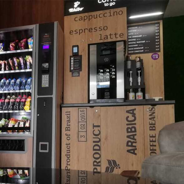 Кофейня самообслуживания с терминалом KitPos